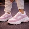 chunky sneakers Women’s Chunky Trainers & Sneakers Pink lace-up