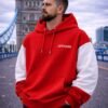 Lethaire Oversized Hoodie - Red/White