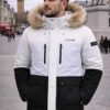 Lethaire Signature Parka Jacket White-Black