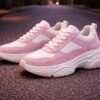 chunky sneakers Women’s Chunky Trainers & Sneakers Pink lace-up