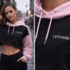 Lethaire Cropped Hoodie -Women