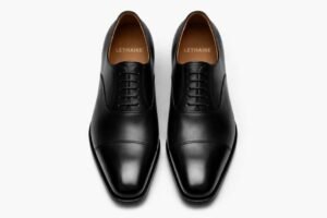 Lethaire Signature Classic Leather Shoes - Black