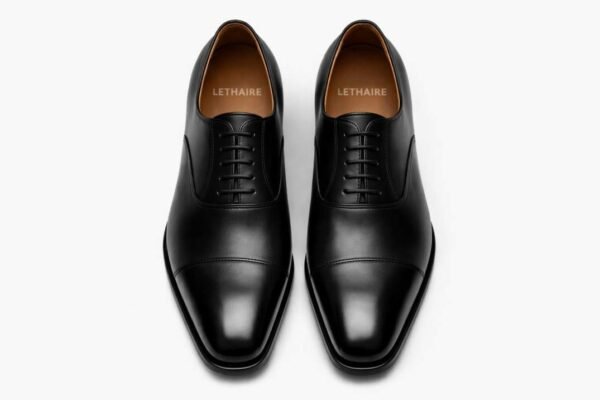 Lethaire Signature Classic Leather Shoes - Black