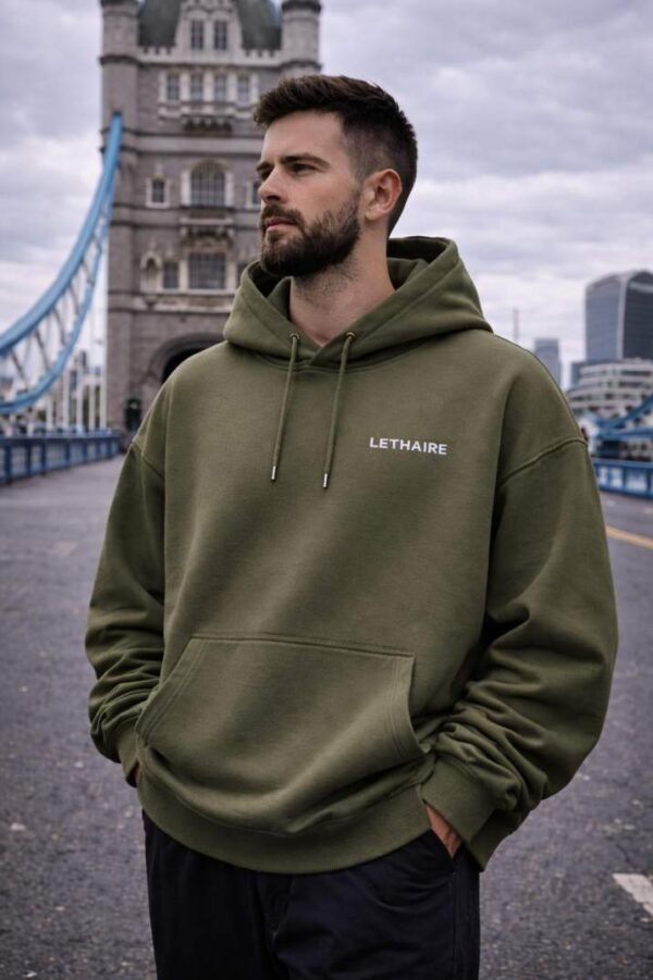Lethaire Oversized Hoodie -Olive