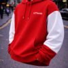 Lethaire Oversized Hoodie - Red/White