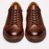Leather sneakers