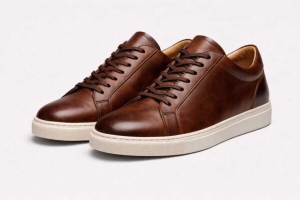 Leather sneakers