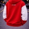Lethaire Oversized Hoodie - Red/White