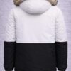 Lethaire Signature Parka Jacket White-Black