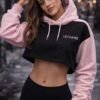 Lethaire Cropped Hoodie -Women