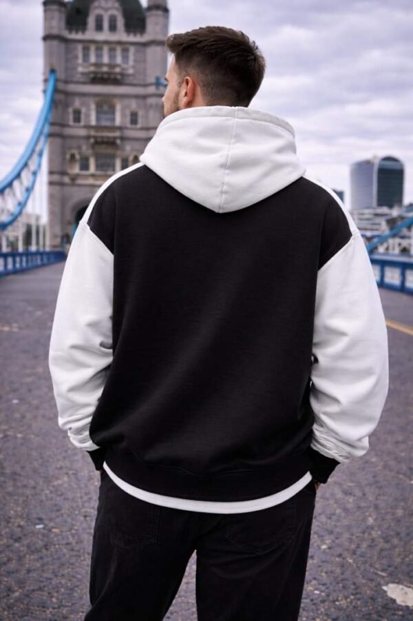 Lethaire Oversized Hoodie - White/Black