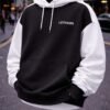 Lethaire Oversized Hoodie - White/Black