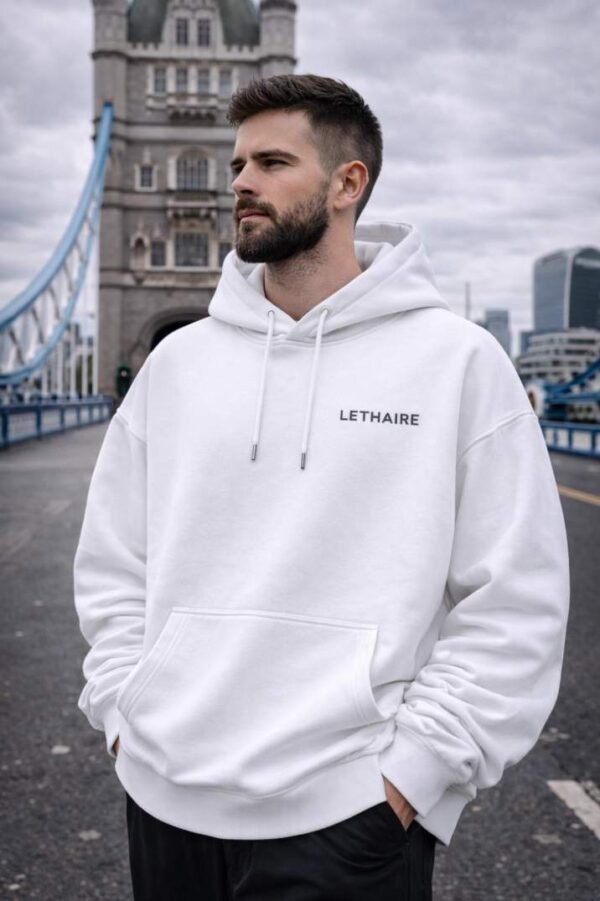 Lethaire Oversized Hoodie - White